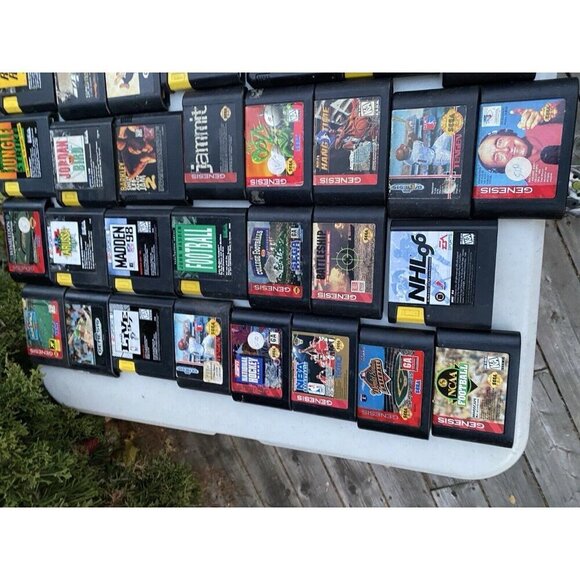 Lot of 75+ Vintage Sega Genesis Video Games Bundle - Batman Forever, The Ooze - Picture 8 of 11